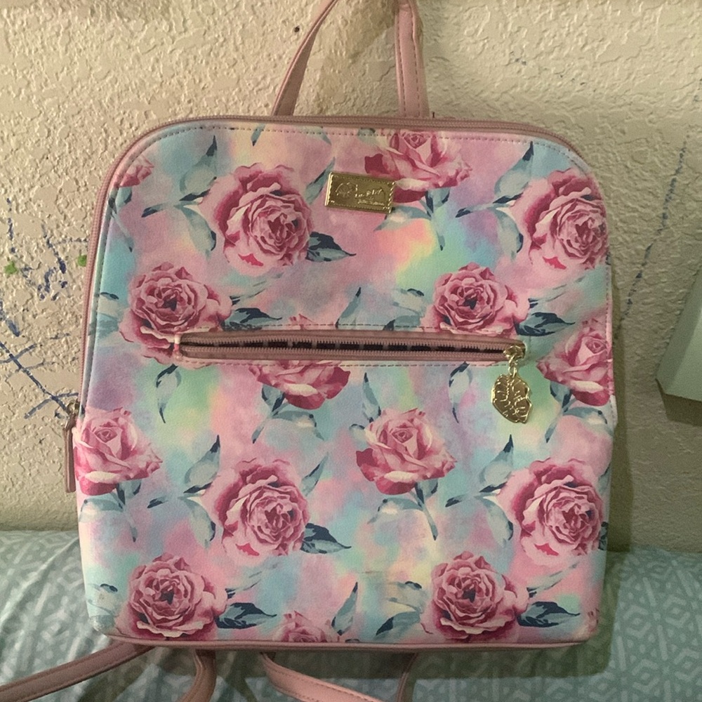 Betsey Johnson floral backpack